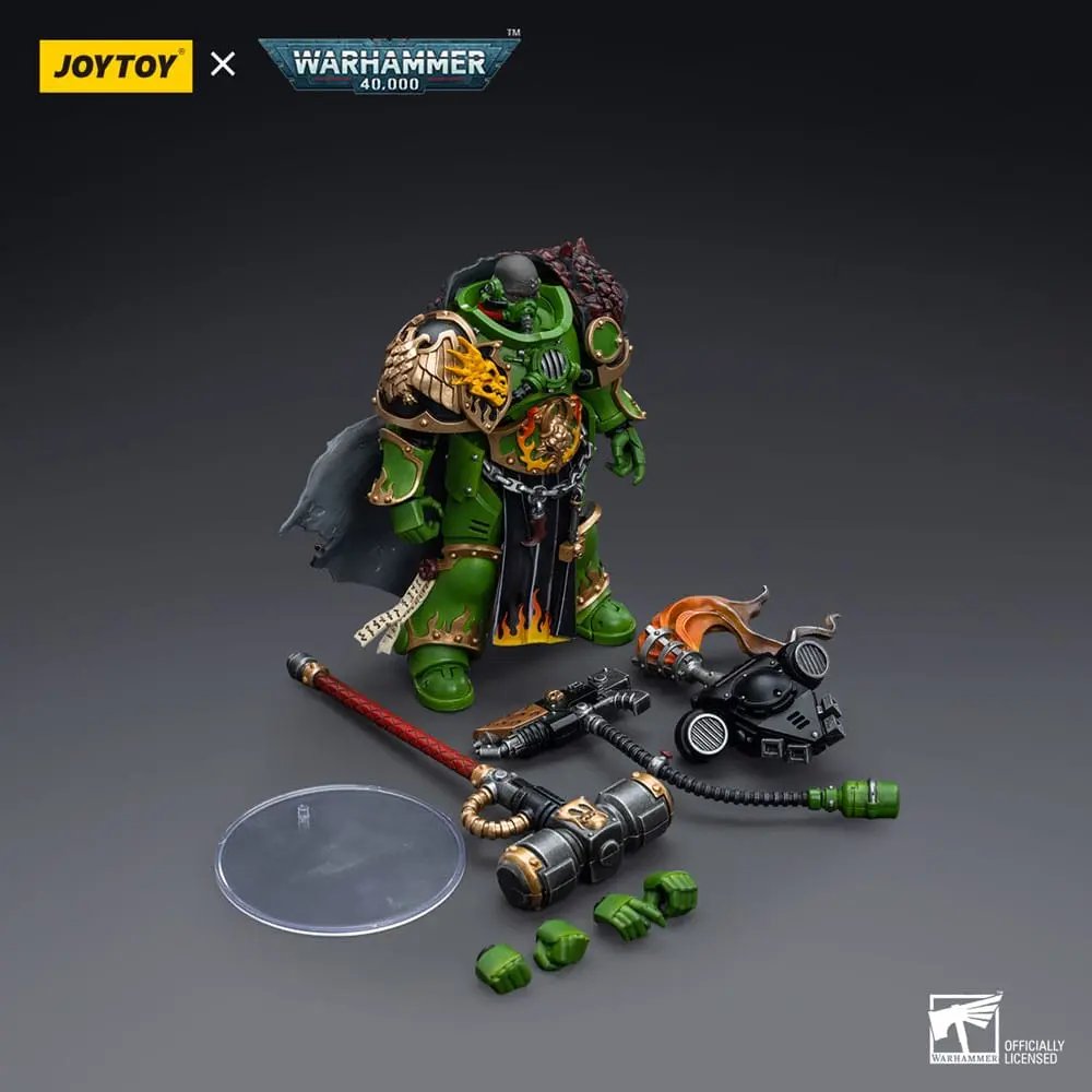Warhammer 40k 1/18 Salamanders Captain Adrax Agatone akciófigura 12 cm termékfotó