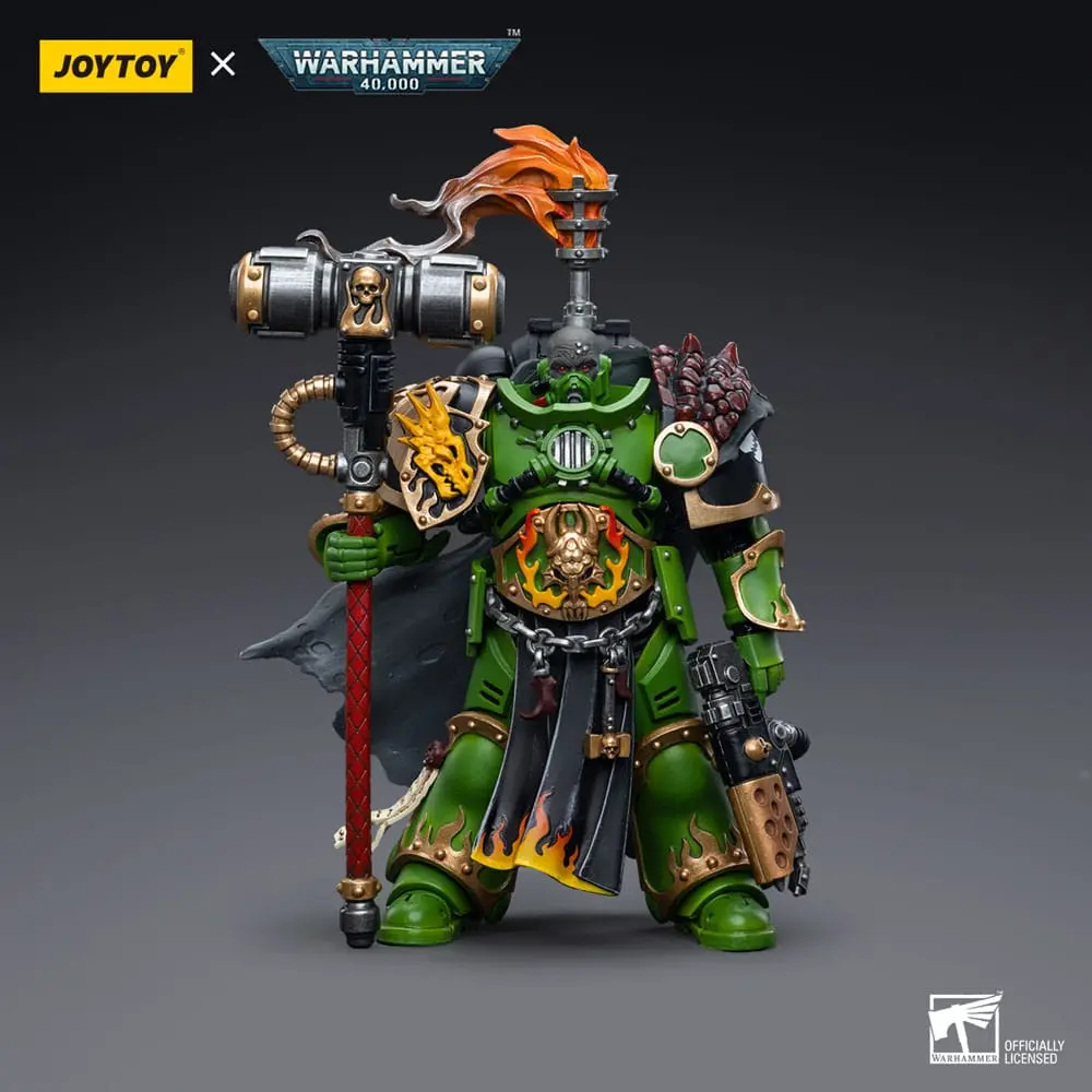 Warhammer 40k 1/18 Salamanders Captain Adrax Agatone akciófigura 12 cm termékfotó