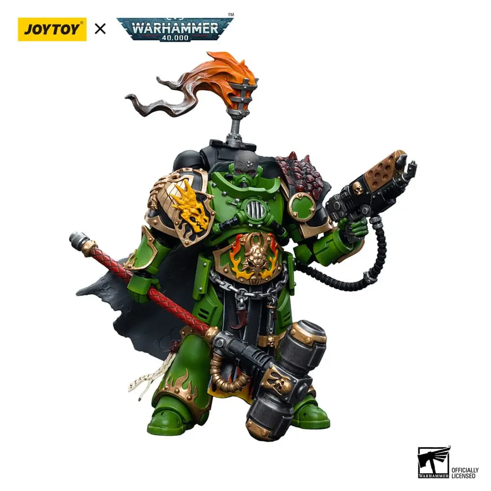 Warhammer 40k 1/18 Salamanders Captain Adrax Agatone akciófigura 12 cm termékfotó