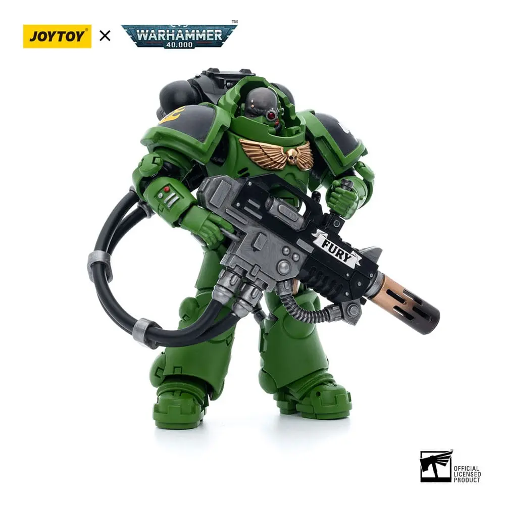 Warhammer 40k 1/18 Salamanders Eradicators Sergeant Bragar akciófigura 12 cm termékfotó