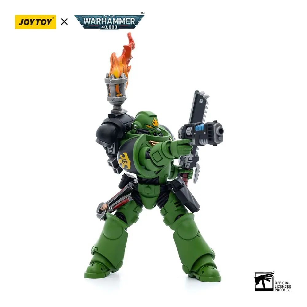 Warhammer 40k 1/18 Salamanders Intercessors Sergeant Tsek'gan akciófigura 12 cm termékfotó