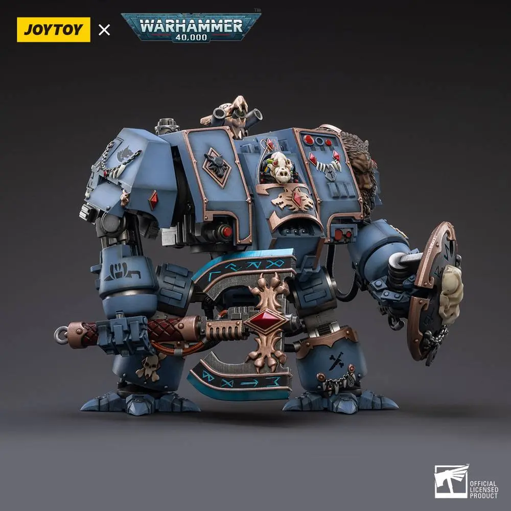 Warhammer 40k 1/18 Space Marines Space Wolves Venerable Dreadnought Brother Hvor akciófigura 20 cm termékfotó
