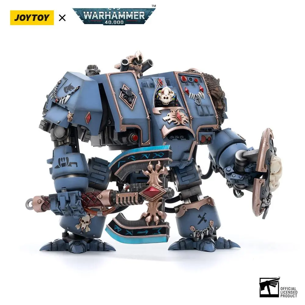 Warhammer 40k 1/18 Space Marines Space Wolves Venerable Dreadnought Brother Hvor akciófigura 20 cm termékfotó