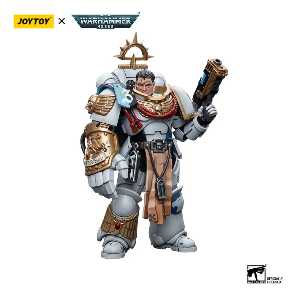 Warhammer 40k 1/18 Space Marines White Consuls Captain Messinius akciófigura 12 cm termékfotó