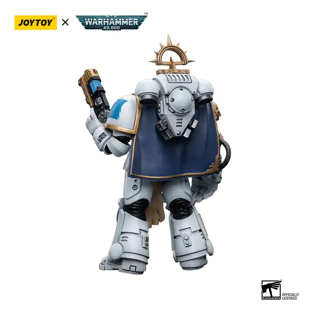 Warhammer 40k 1/18 Space Marines White Consuls Captain Messinius akciófigura 12 cm termékfotó