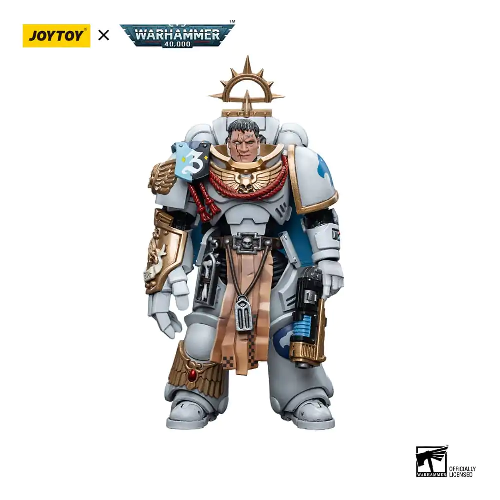 Warhammer 40k 1/18 Space Marines White Consuls Captain Messinius akciófigura 12 cm termékfotó