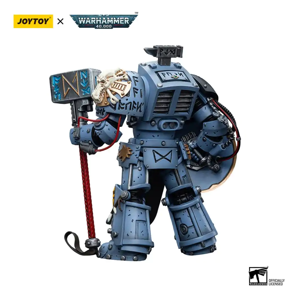 Warhammer 40k 1/18 Space Wolves Arjac Rockfist akciófigura 12 cm termékfotó