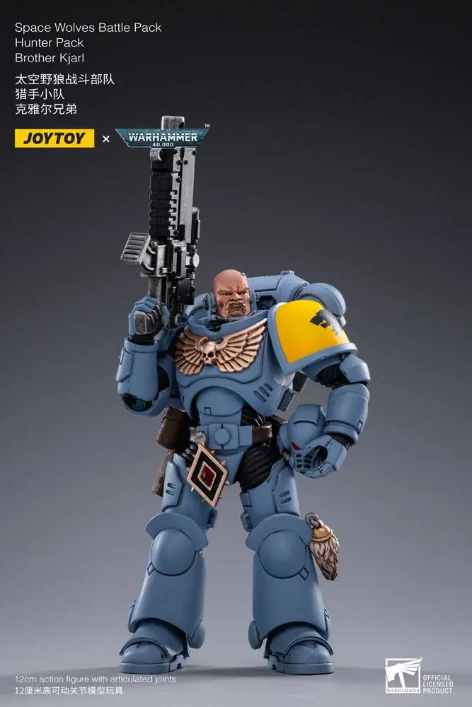 Warhammer 40k 1/18 Space Wolves Battle Hunters akciófigura csomag 12 cm termékfotó
