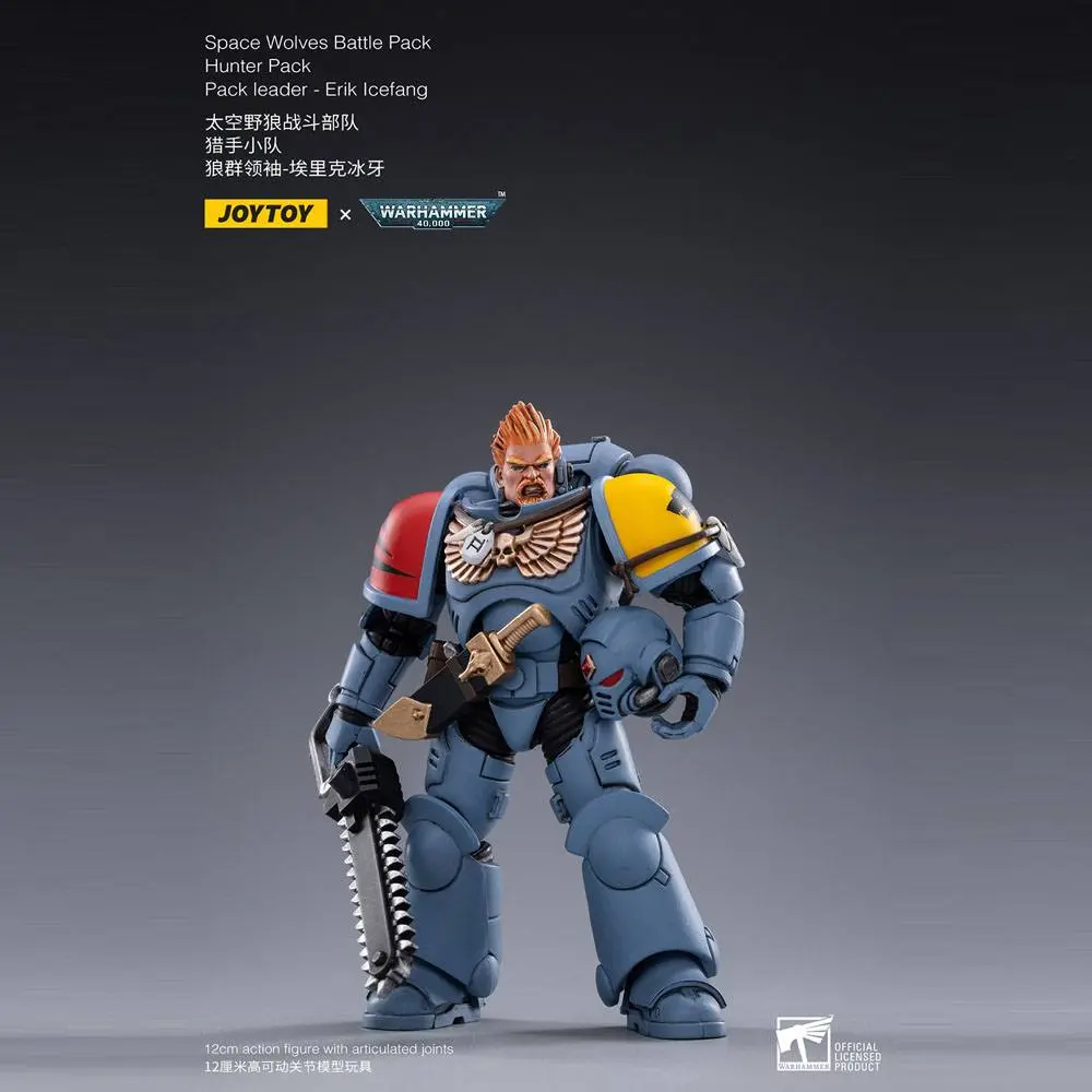 Warhammer 40k 1/18 Space Wolves Battle Hunters akciófigura csomag 12 cm termékfotó