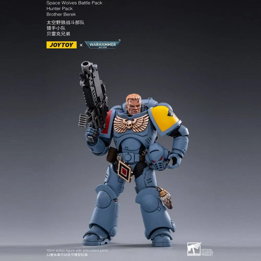 Warhammer 40k 1/18 Space Wolves Battle Hunters akciófigura csomag 12 cm termékfotó