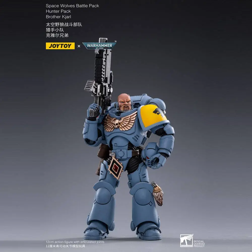 Warhammer 40k 1/18 Space Wolves Battle Hunters akciófigura csomag 12 cm termékfotó