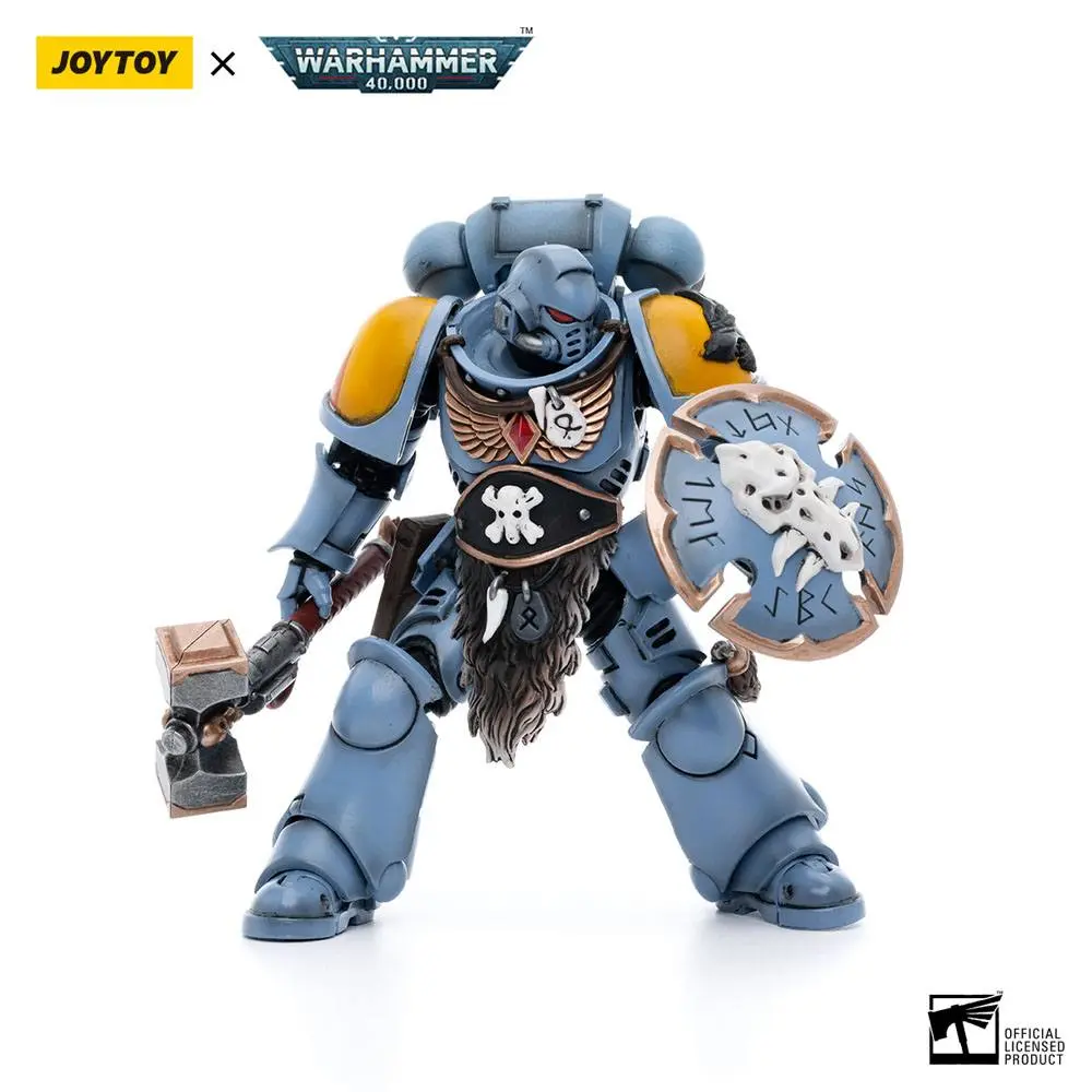 Warhammer 40k 1/18 Space Wolves Claw Pack Sigyrr Stoneshield akciófigura 12 cm termékfotó