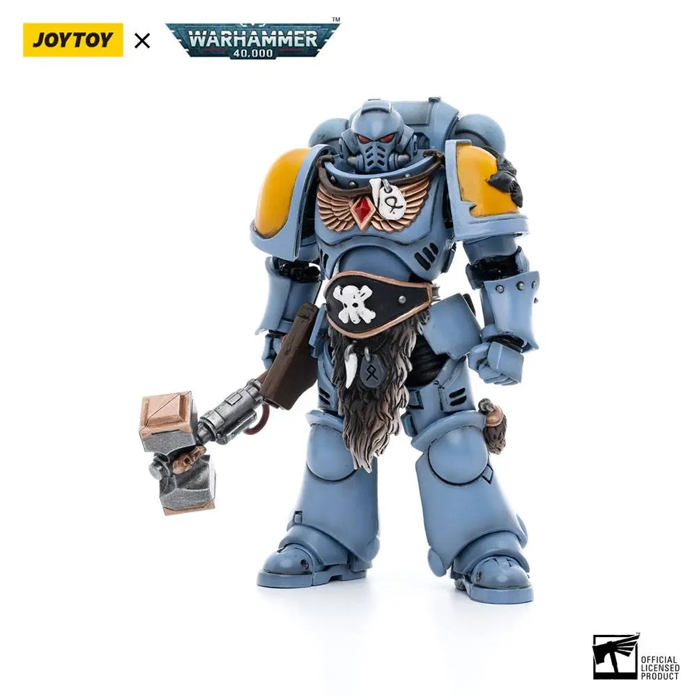 Warhammer 40k 1/18 Space Wolves Claw Pack Sigyrr Stoneshield akciófigura 12 cm termékfotó