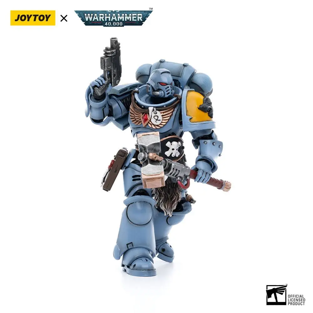 Warhammer 40k 1/18 Space Wolves Claw Pack Sigyrr Stoneshield akciófigura 12 cm termékfotó