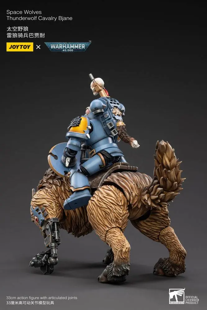 Warhammer 40k 1/18 Space Wolves Thunderwolf Cavalry Bjane akciófigura termékfotó