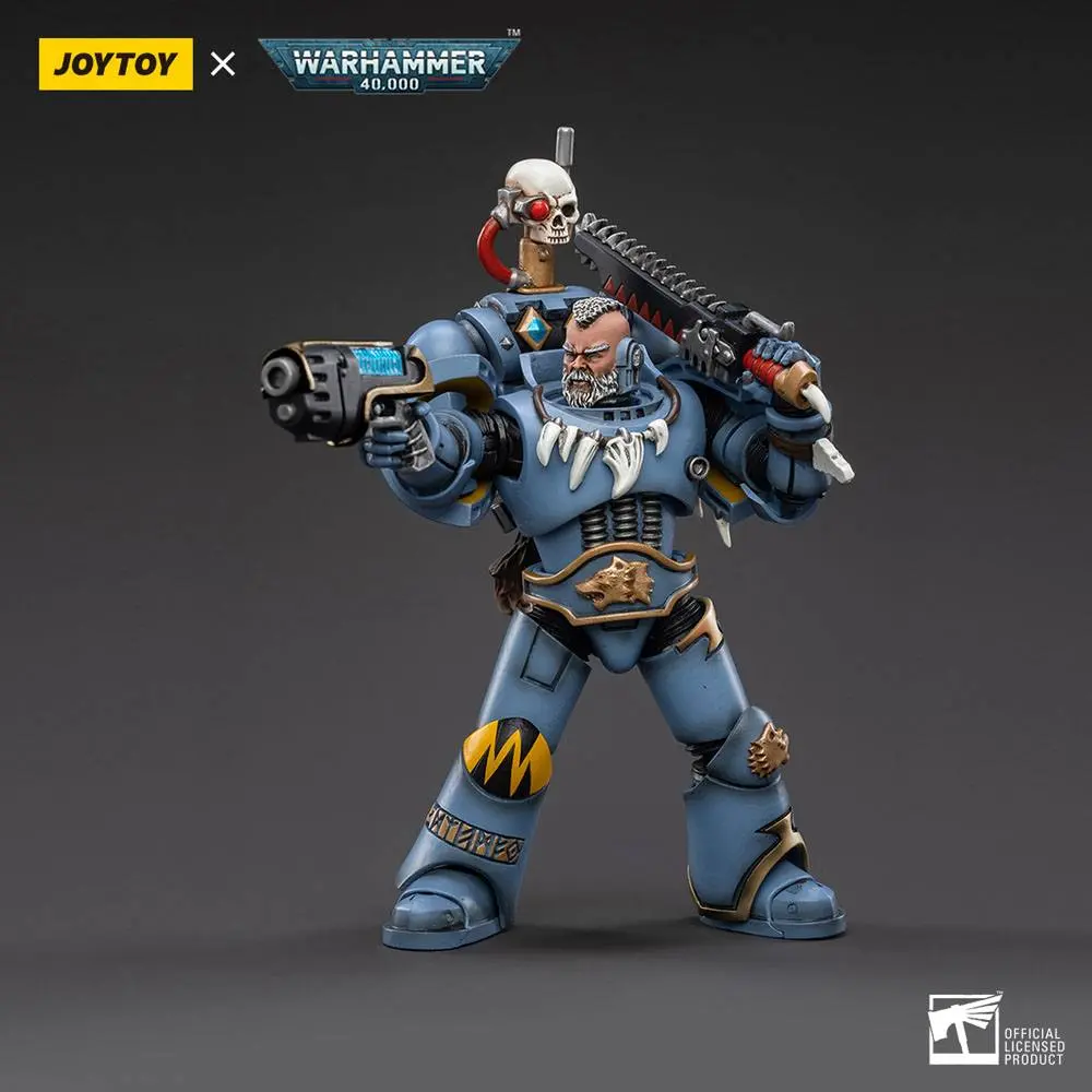 Warhammer 40k 1/18 Space Wolves Thunderwolf Cavalry Bjane akciófigura termékfotó