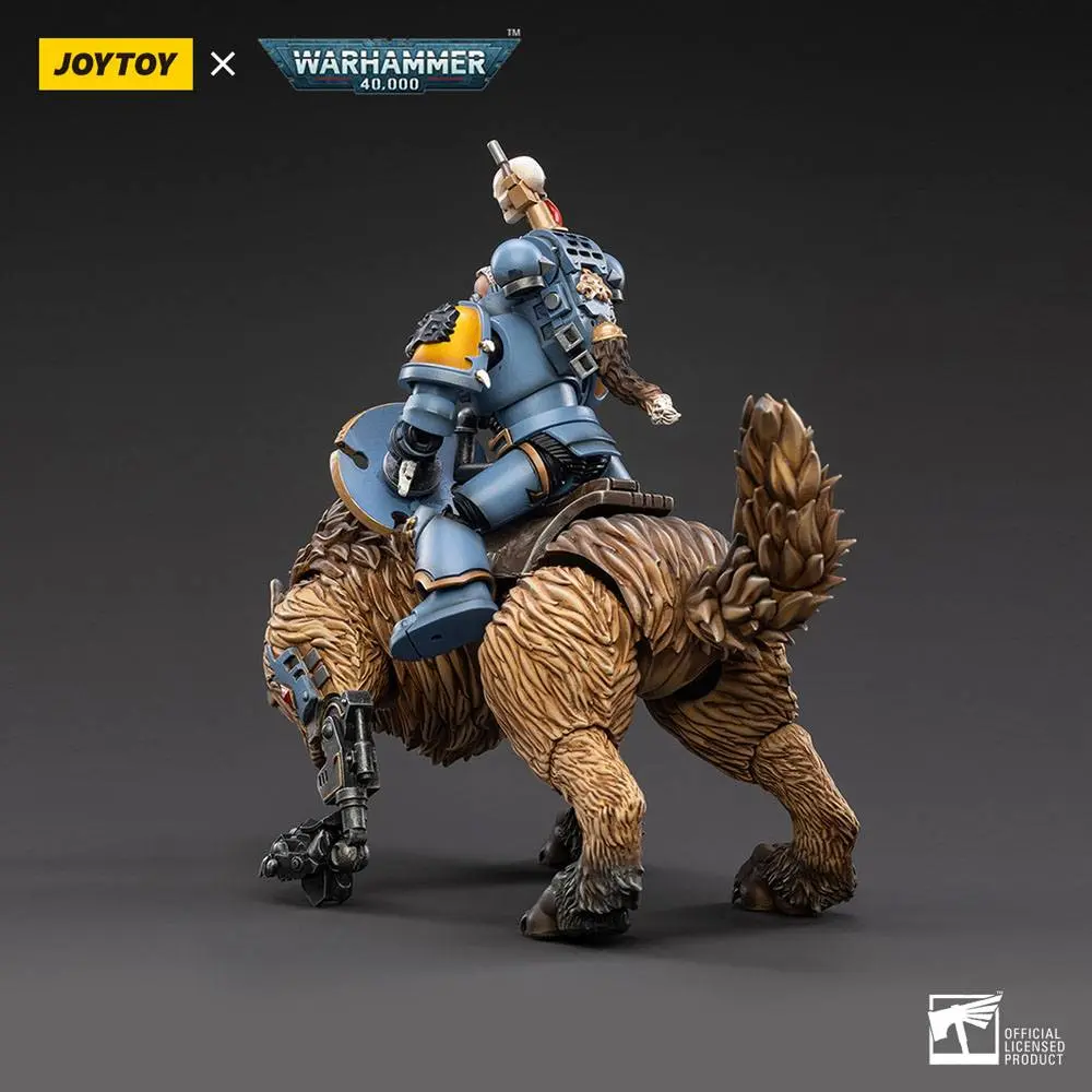 Warhammer 40k 1/18 Space Wolves Thunderwolf Cavalry Bjane akciófigura termékfotó