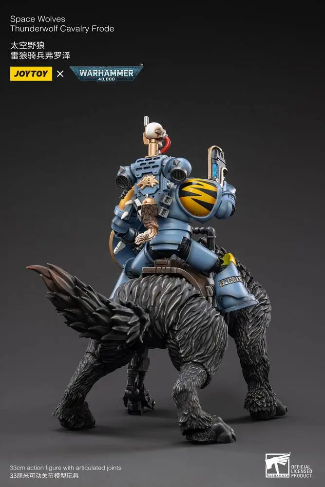 Warhammer 40k 1/18 Space Wolves Thunderwolf Cavalry Frode akciófigura termékfotó