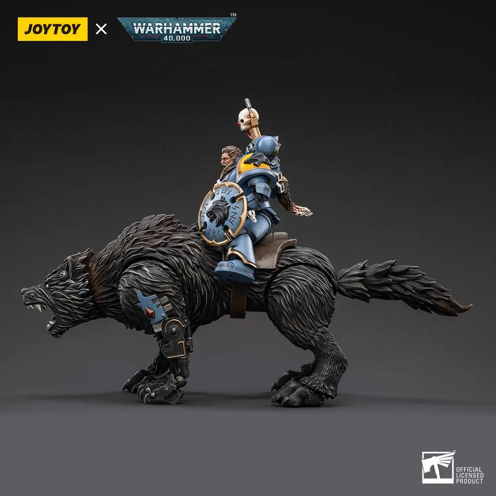 Warhammer 40k 1/18 Space Wolves Thunderwolf Cavalry Frode akciófigura termékfotó