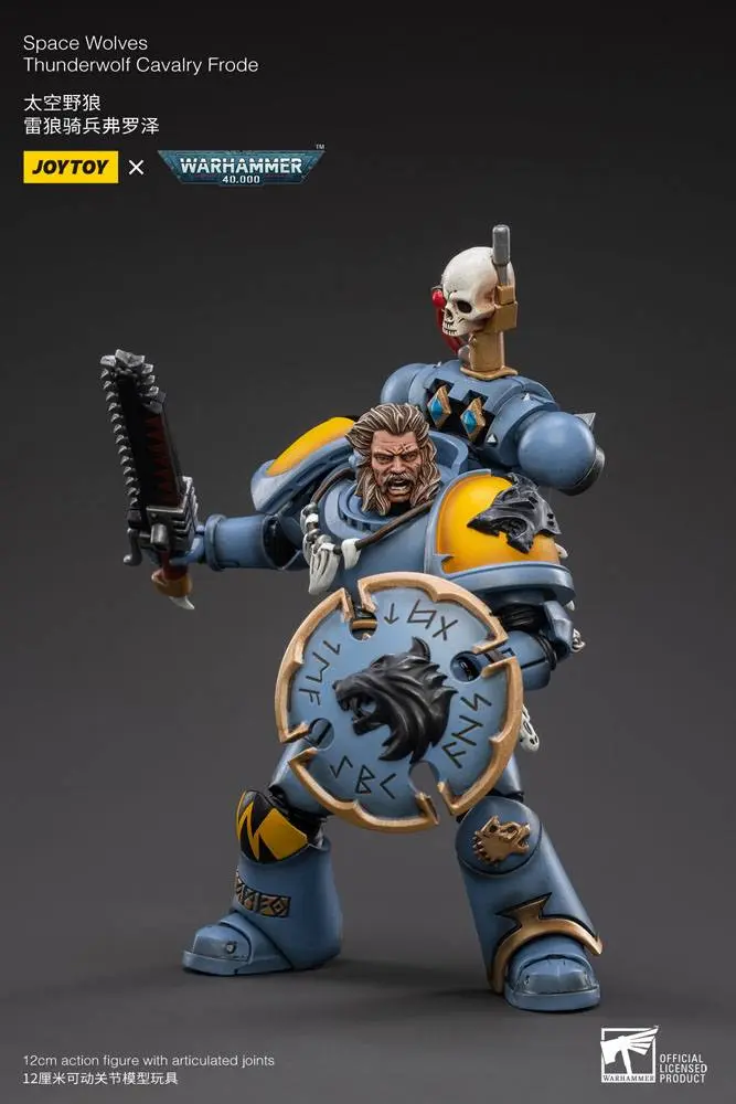 Warhammer 40k 1/18 Space Wolves Thunderwolf Cavalry Frode akciófigura termékfotó