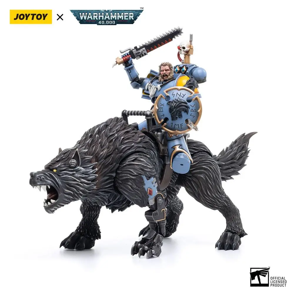 Warhammer 40k 1/18 Space Wolves Thunderwolf Cavalry Frode akciófigura termékfotó