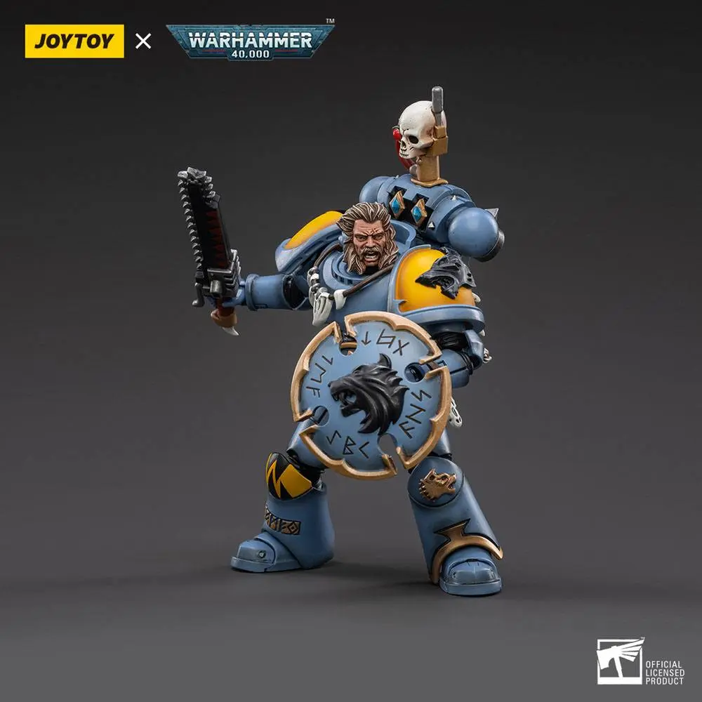 Warhammer 40k 1/18 Space Wolves Thunderwolf Cavalry Frode akciófigura termékfotó
