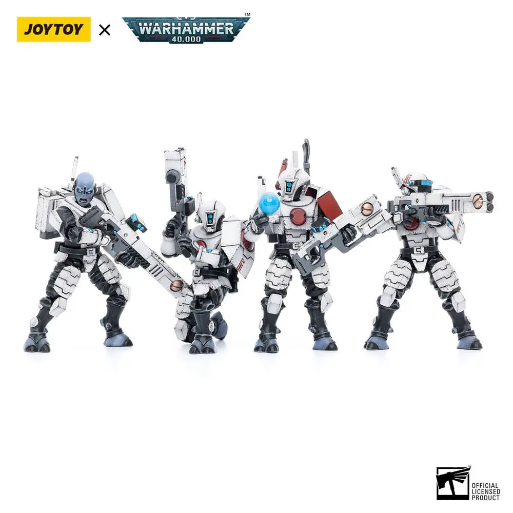 Warhammer 40k 1/18 T'au Empire Fire Warriors 4 db-os akciófigura csomag 11 cm termékfotó