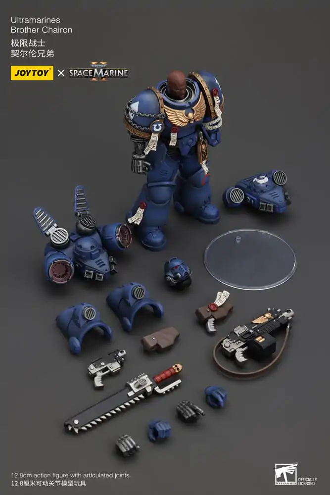 Warhammer 40k 1/18 Uitramarines Brother Chairon akciófigura 13 cm termékfotó