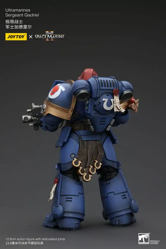 Warhammer 40k 1/18 Uitramarines Sergeant Gadriel akciófigura 13 cm termékfotó