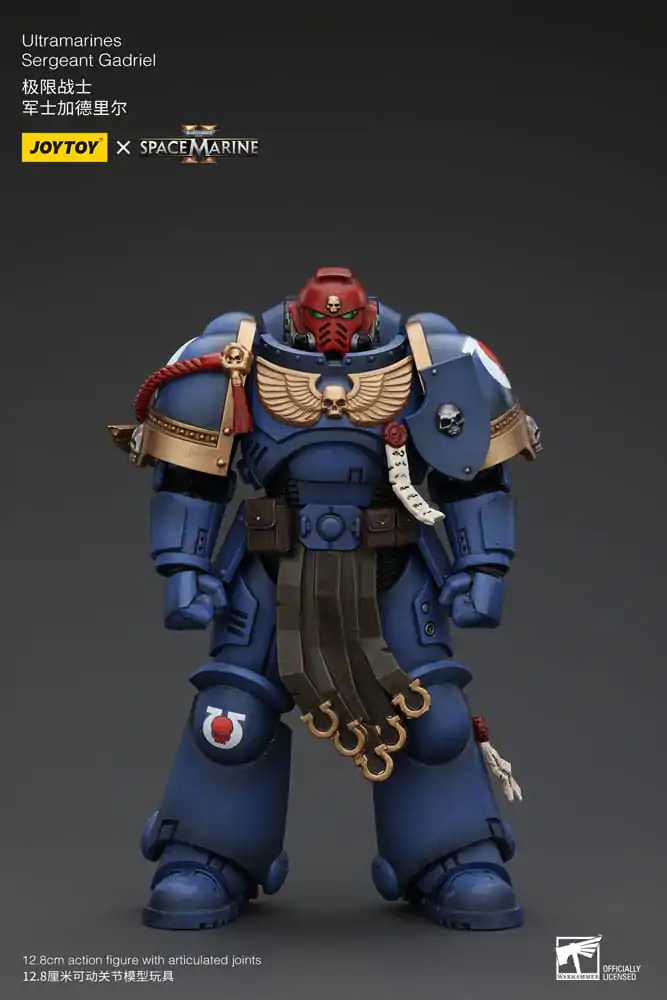 Warhammer 40k 1/18 Uitramarines Sergeant Gadriel akciófigura 13 cm termékfotó