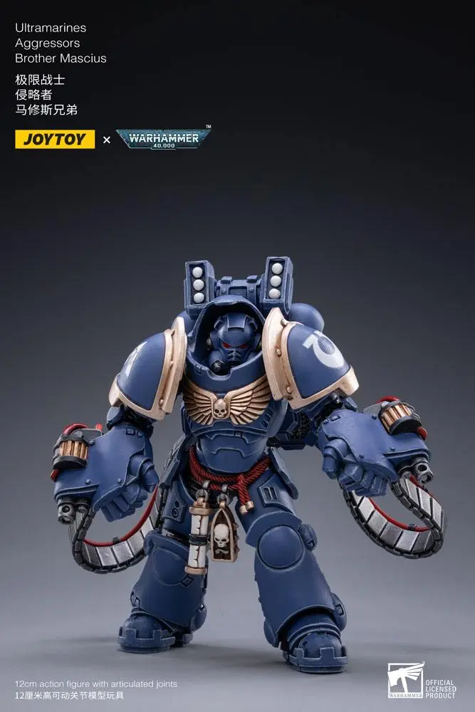 Warhammer 40k 1/18 Ultramarines Aggressors akciófigura csomag 12 cm termékfotó