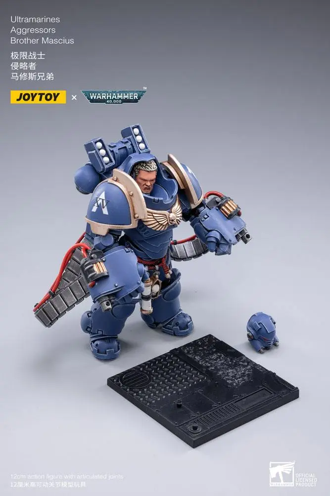 Warhammer 40k 1/18 Ultramarines Aggressors akciófigura csomag 12 cm termékfotó