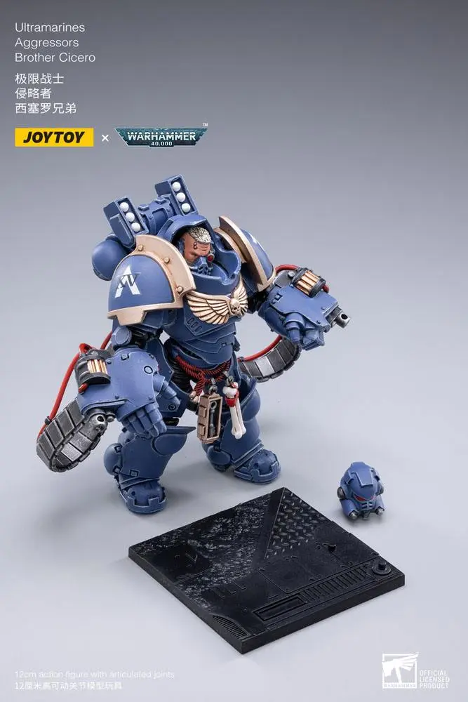 Warhammer 40k 1/18 Ultramarines Aggressors akciófigura csomag 12 cm termékfotó