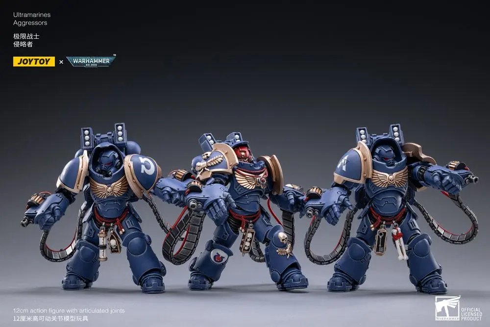 Warhammer 40k 1/18 Ultramarines Aggressors akciófigura csomag 12 cm termékfotó