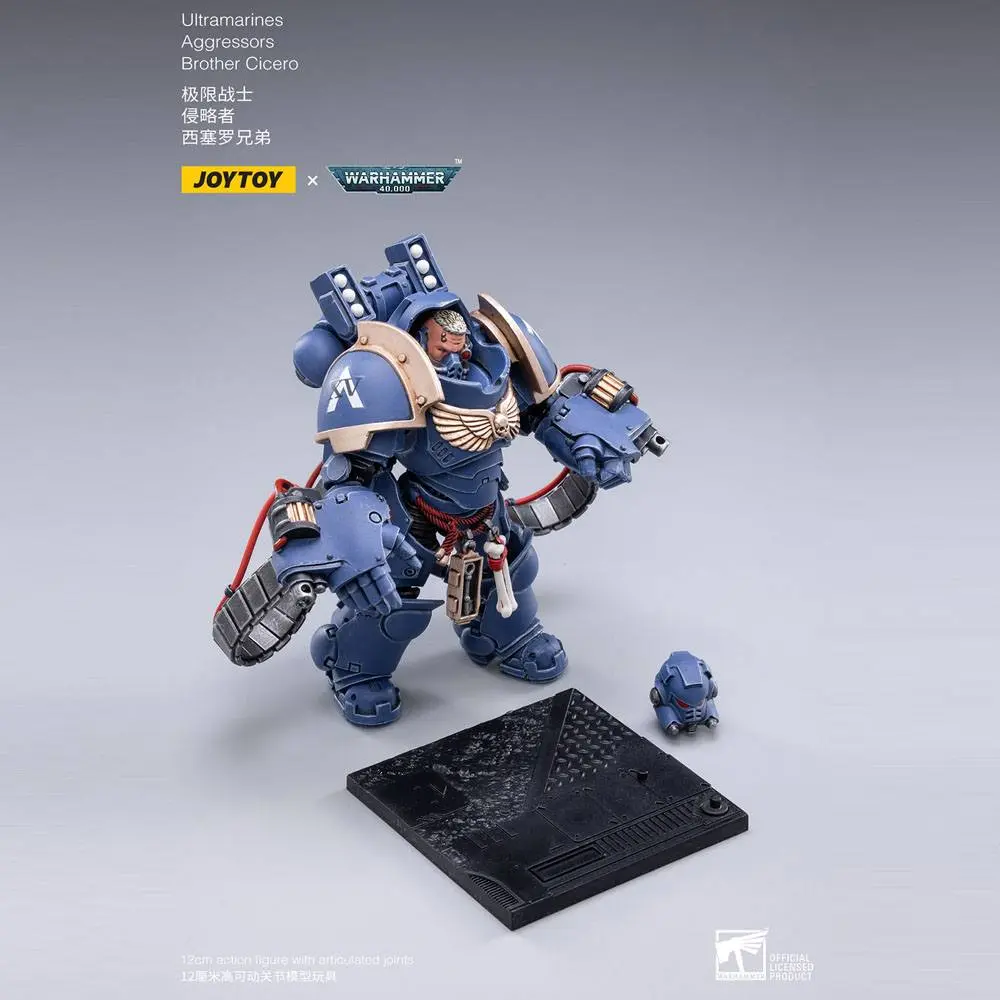 Warhammer 40k 1/18 Ultramarines Aggressors akciófigura csomag 12 cm termékfotó