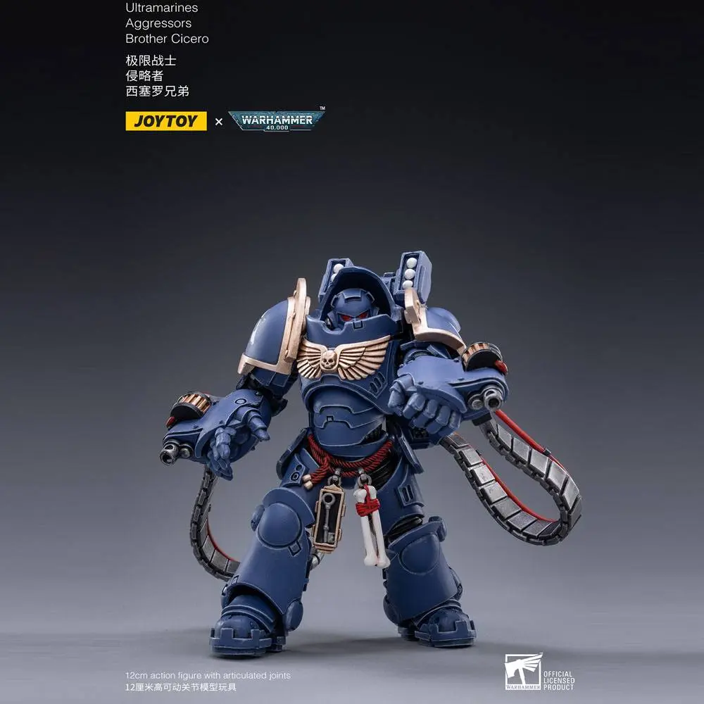 Warhammer 40k 1/18 Ultramarines Aggressors akciófigura csomag 12 cm termékfotó