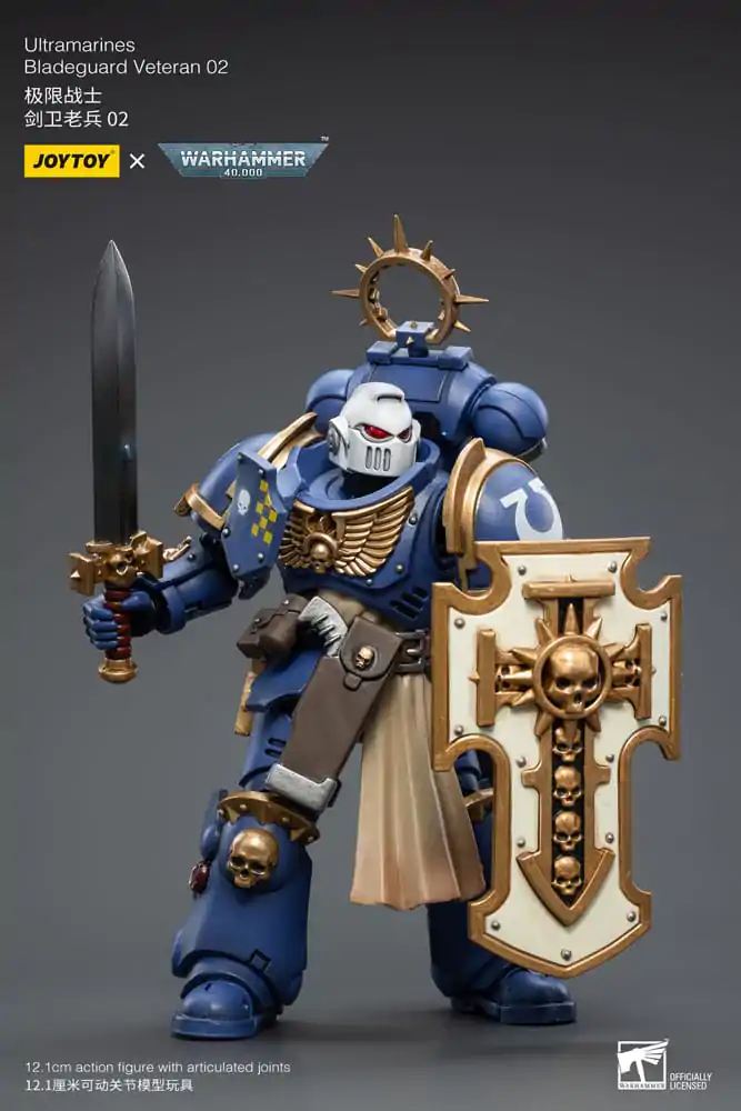Warhammer 40k 1/18 Ultramarines Bladeguard Veteran 02 akciófigura 12 cm termékfotó