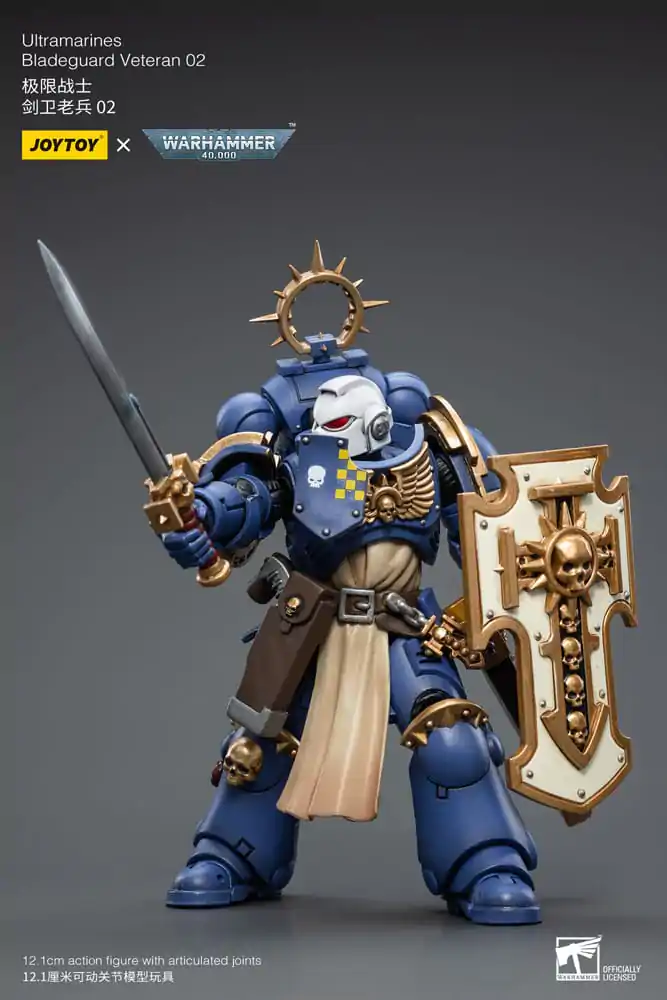 Warhammer 40k 1/18 Ultramarines Bladeguard Veteran 02 akciófigura 12 cm termékfotó