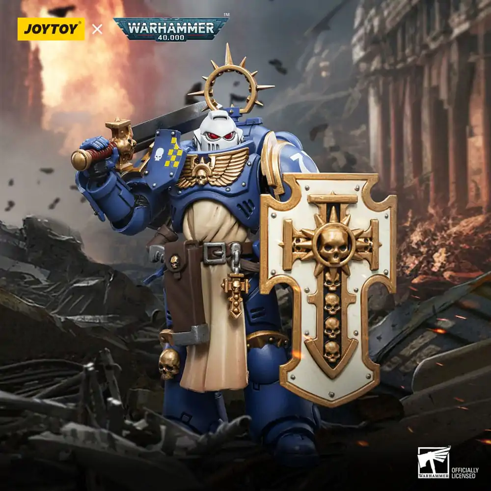 Warhammer 40k 1/18 Ultramarines Bladeguard Veteran 02 akciófigura 12 cm termékfotó