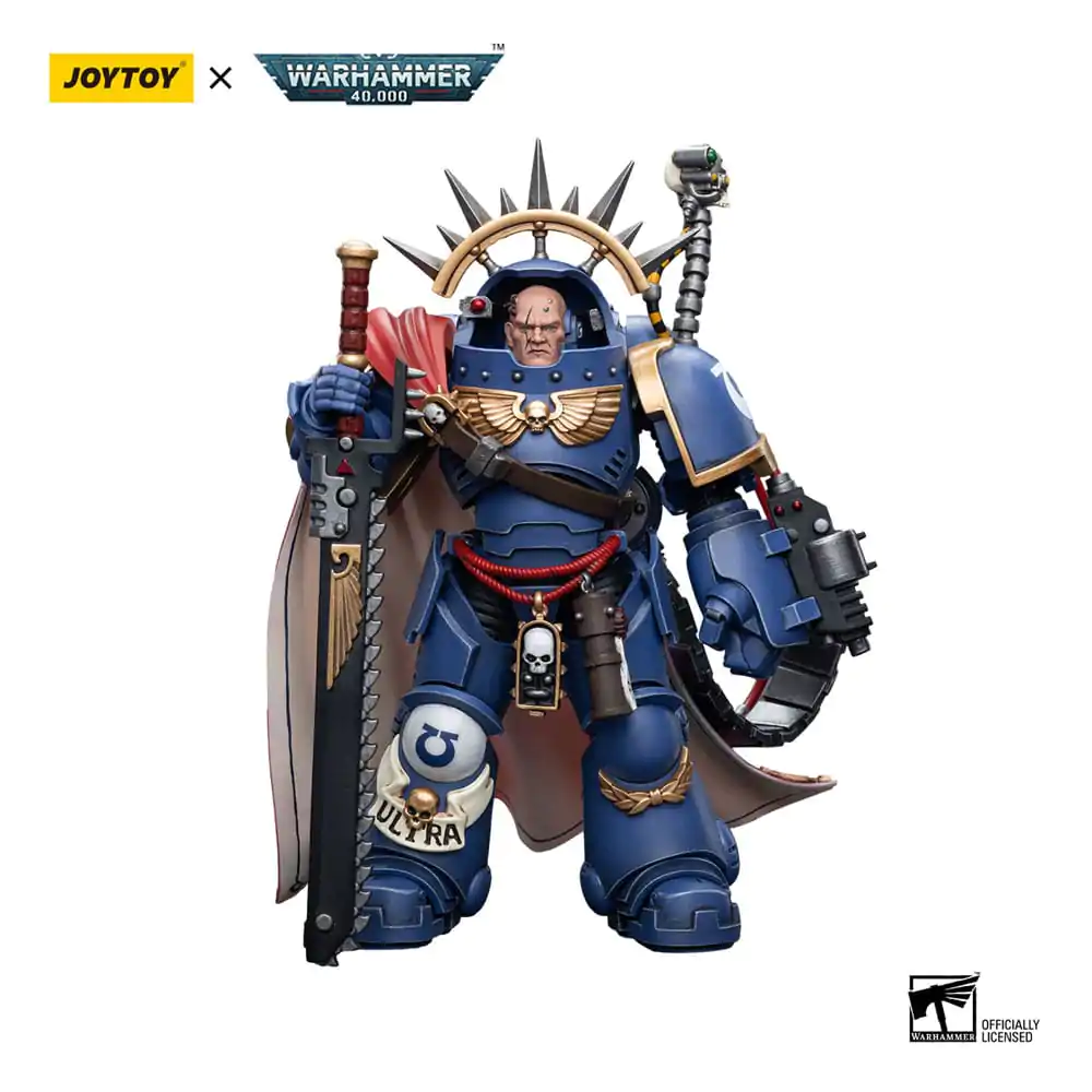 Warhammer 40k 1/18 Ultramarines Captain in Gravis Armour akciófigura 12 cm termékfotó