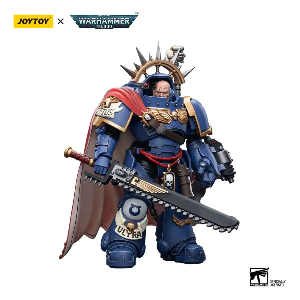 Warhammer 40k 1/18 Ultramarines Captain in Gravis Armour akciófigura 12 cm termékfotó