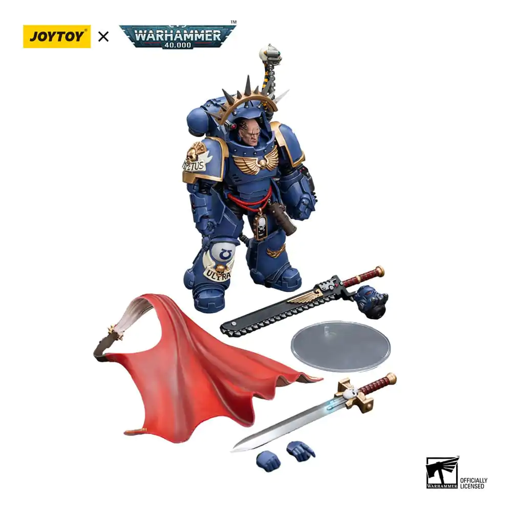Warhammer 40k 1/18 Ultramarines Captain in Gravis Armour akciófigura 12 cm termékfotó
