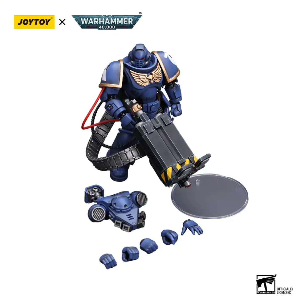 Warhammer 40k 1/18 Ultramarines Desolation Marine with Castellan Launcher (Superkrak) akciófigura 12 cm termékfotó