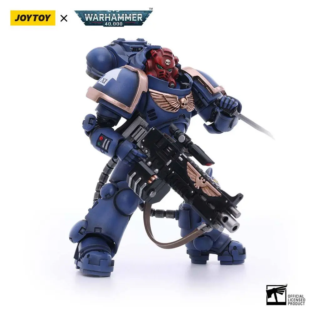 Warhammer 40k 1/18 Ultramarines Heavy Intercessor Aetus Gardane akciófigura 13 cm termékfotó