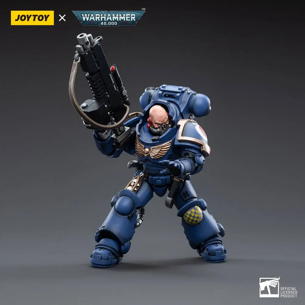 Warhammer 40k 1/18 Ultramarines Heavy Intercessor Aetus Gardane akciófigura 13 cm termékfotó