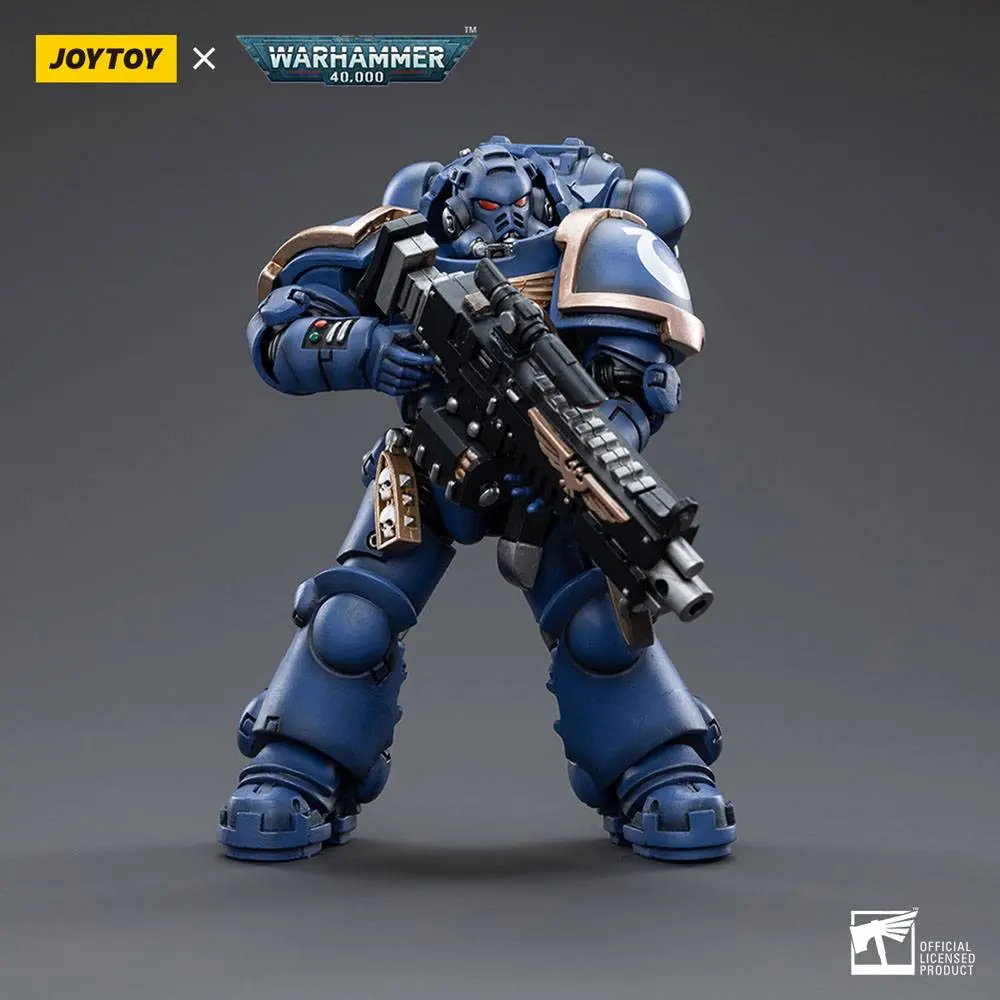 Warhammer 40k 1/18 Ultramarines Heavy Intercessor Helvin Gure akciófigura 13 cm termékfotó
