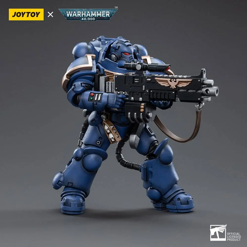 Warhammer 40k 1/18 Ultramarines Heavy Intercessor Helvin Gure akciófigura 13 cm termékfotó