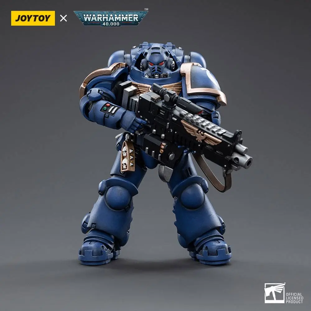 Warhammer 40k 1/18 Ultramarines Heavy Intercessor Helvin Gure akciófigura 13 cm termékfotó
