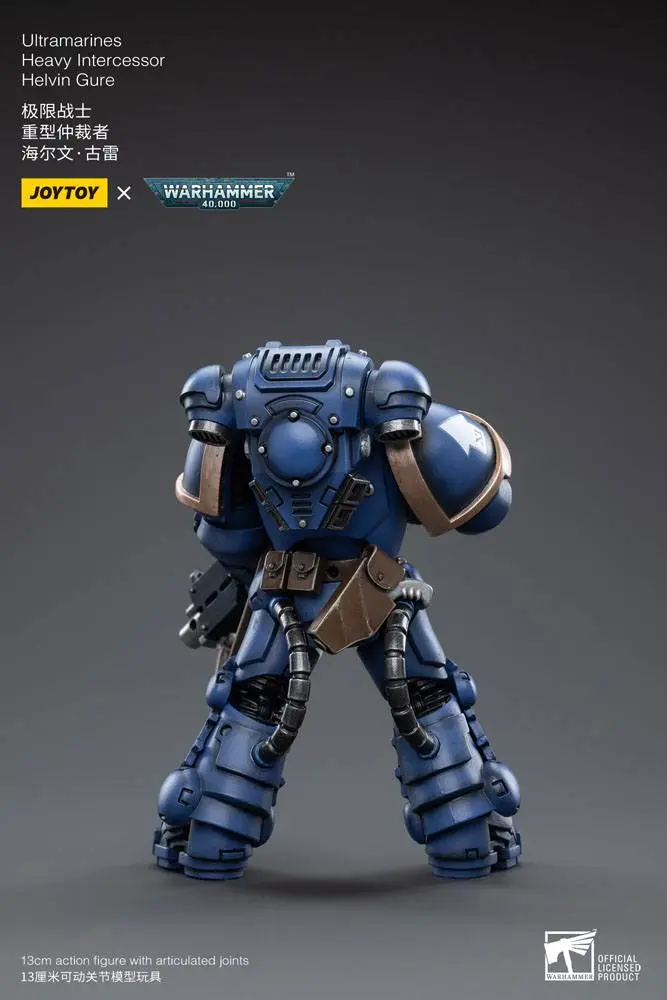 Warhammer 40k 1/18 Ultramarines Heavy Intercessor Helvin Gure akciófigura 13 cm termékfotó