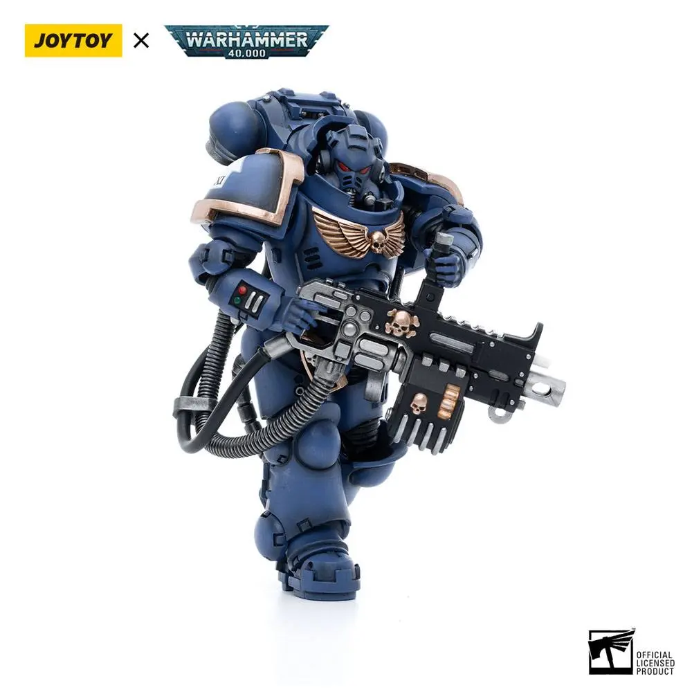 Warhammer 40k 1/18 Ultramarines Heavy Intercessor Nikos Phaetz akciófigura 13 cm termékfotó